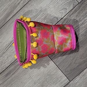 Natural Life Car Cup Holder Organizer Multi Patchwork